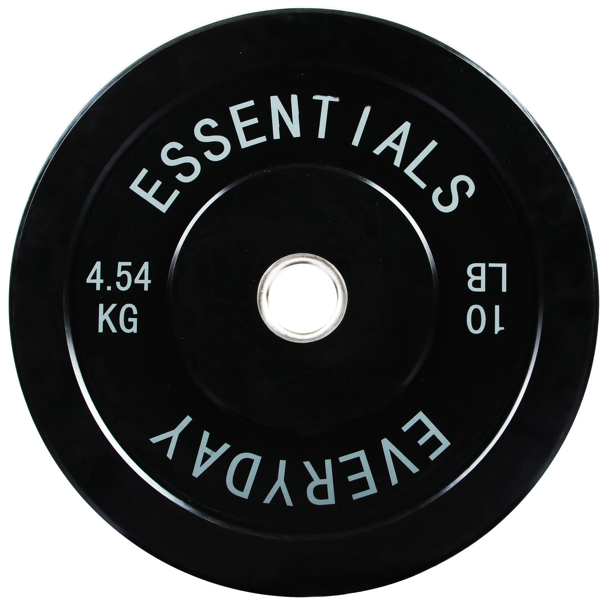 Black 10 lbs Bumper Plate with Steel Hub I634180