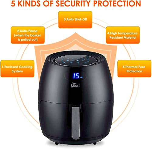 6.9QT 8 in 1 Non-Stick Air Fryer T530