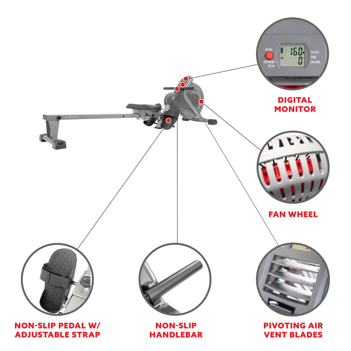Magnetic Rowing Machine F718398