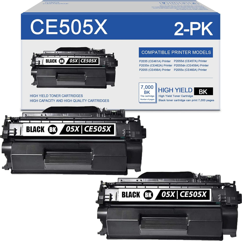 2 Pack Black Toner Cartridge S662024