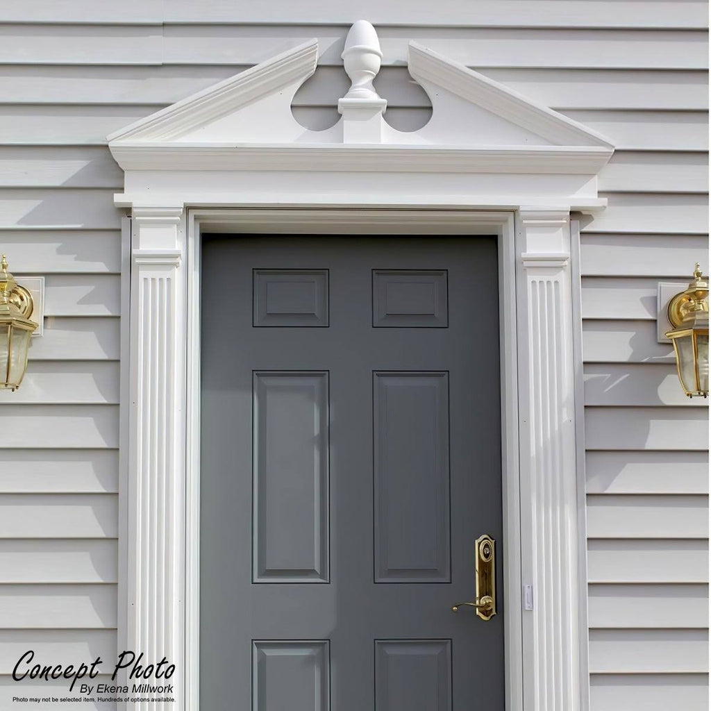 Smooth PVC Peaked Cap Pediment H87210