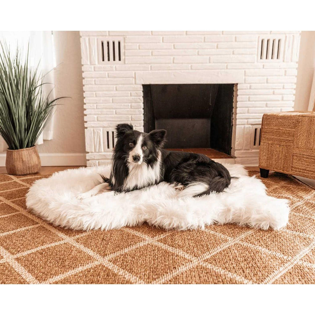Faux Fur Orthopedic Dog Bed H550895