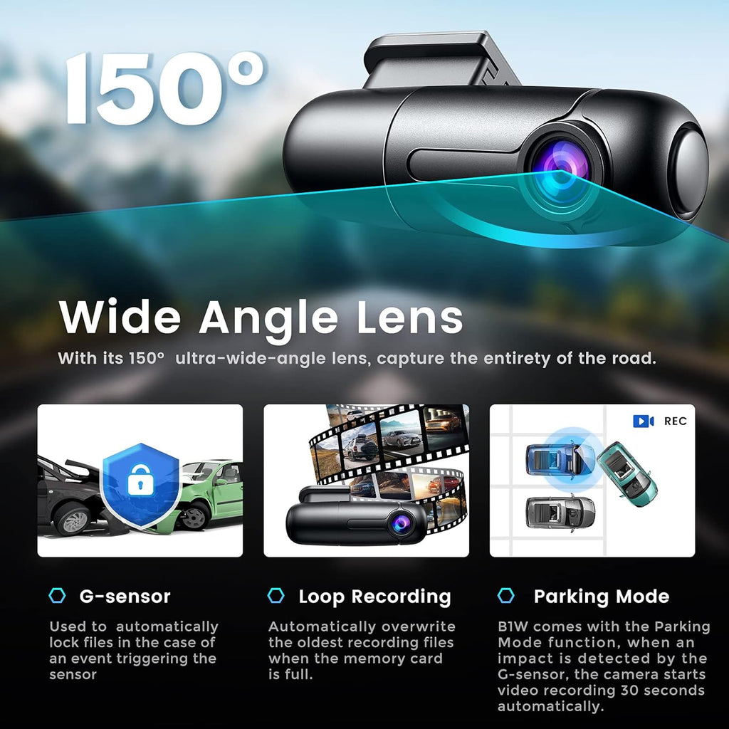 2 Pc Full HD 1080p Dash Cam with Super Capacitor Q9256