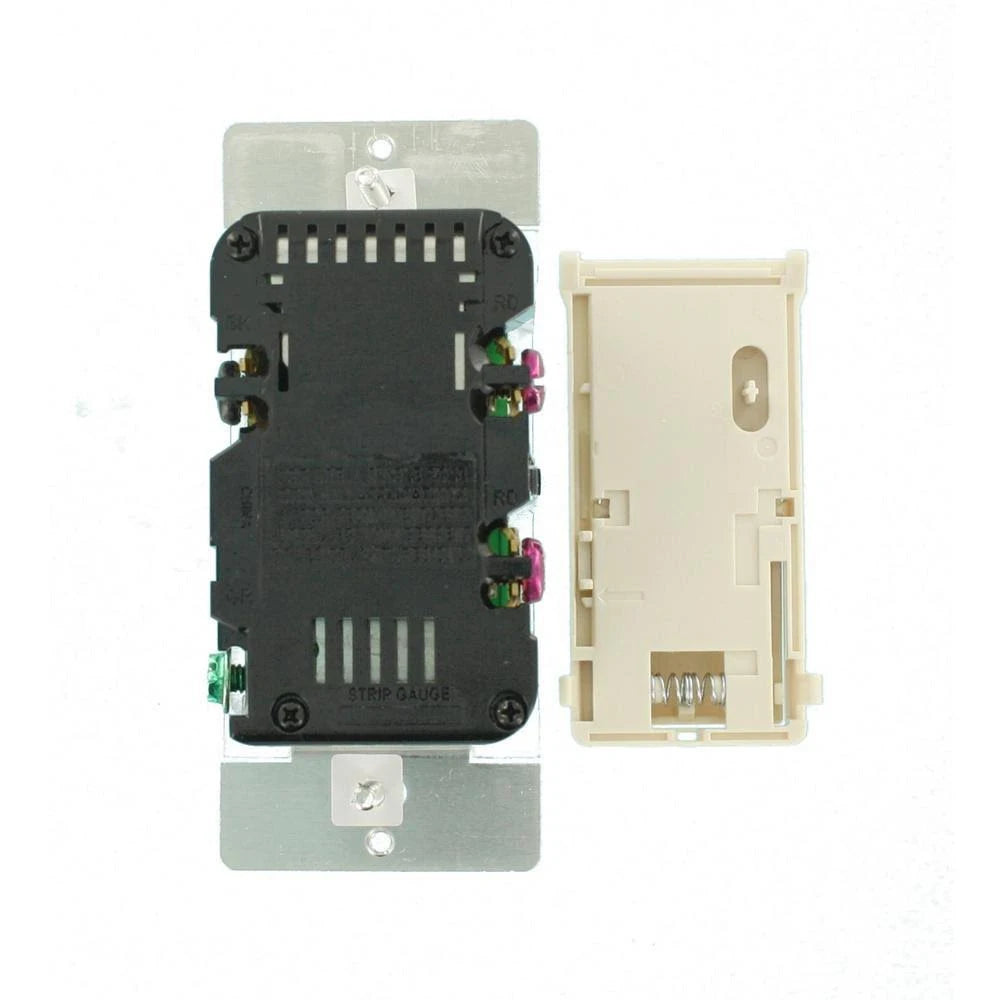 10-Pack White/Light Almond Rocker Slide Dimmer S4309