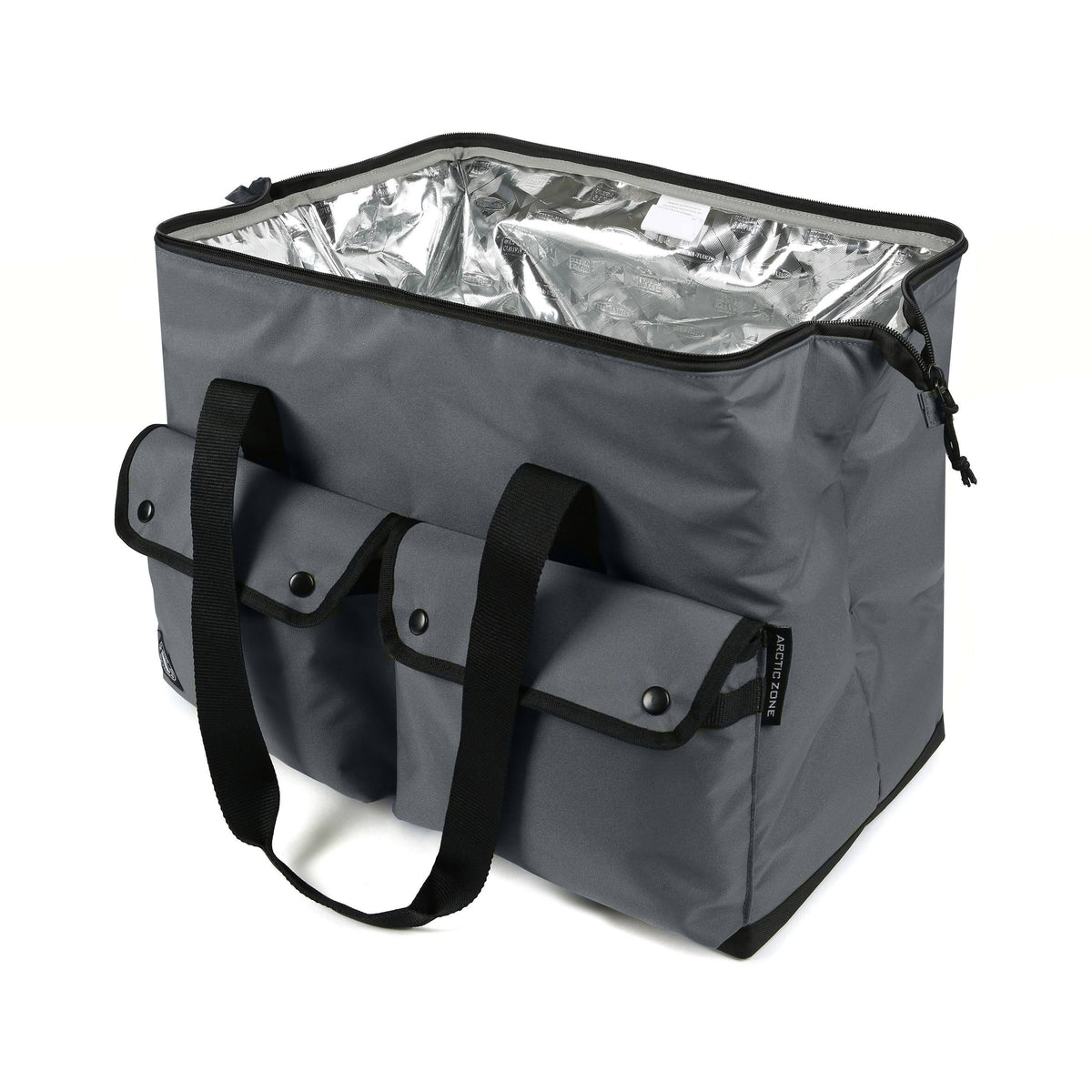 50 Can Insulated Picnic Satchel Gray E97807