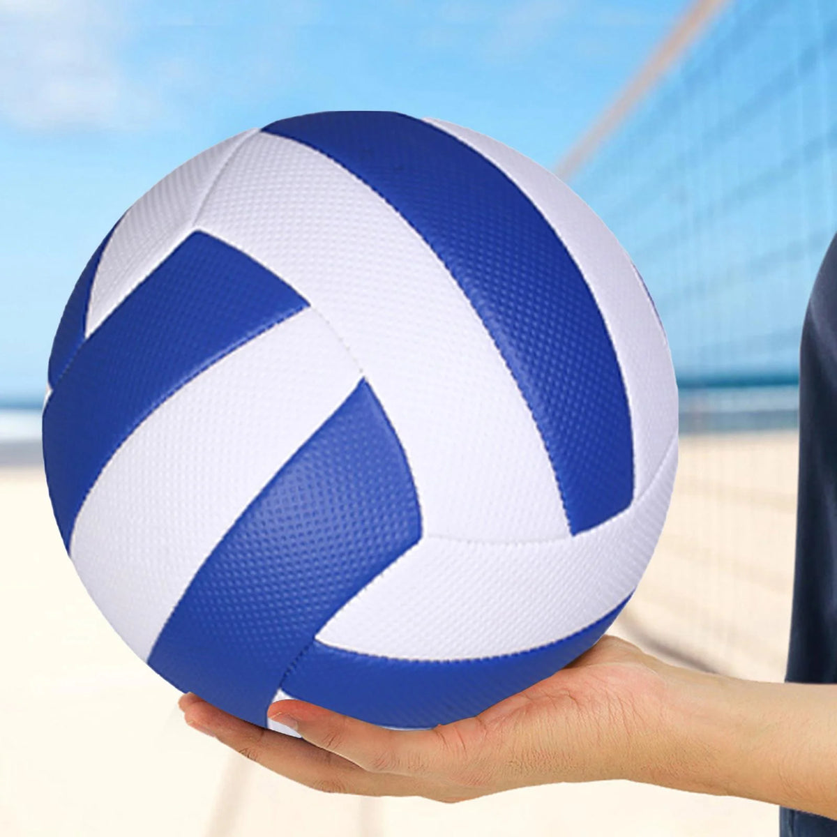 Granular Blue White Volleyball Ball C503590