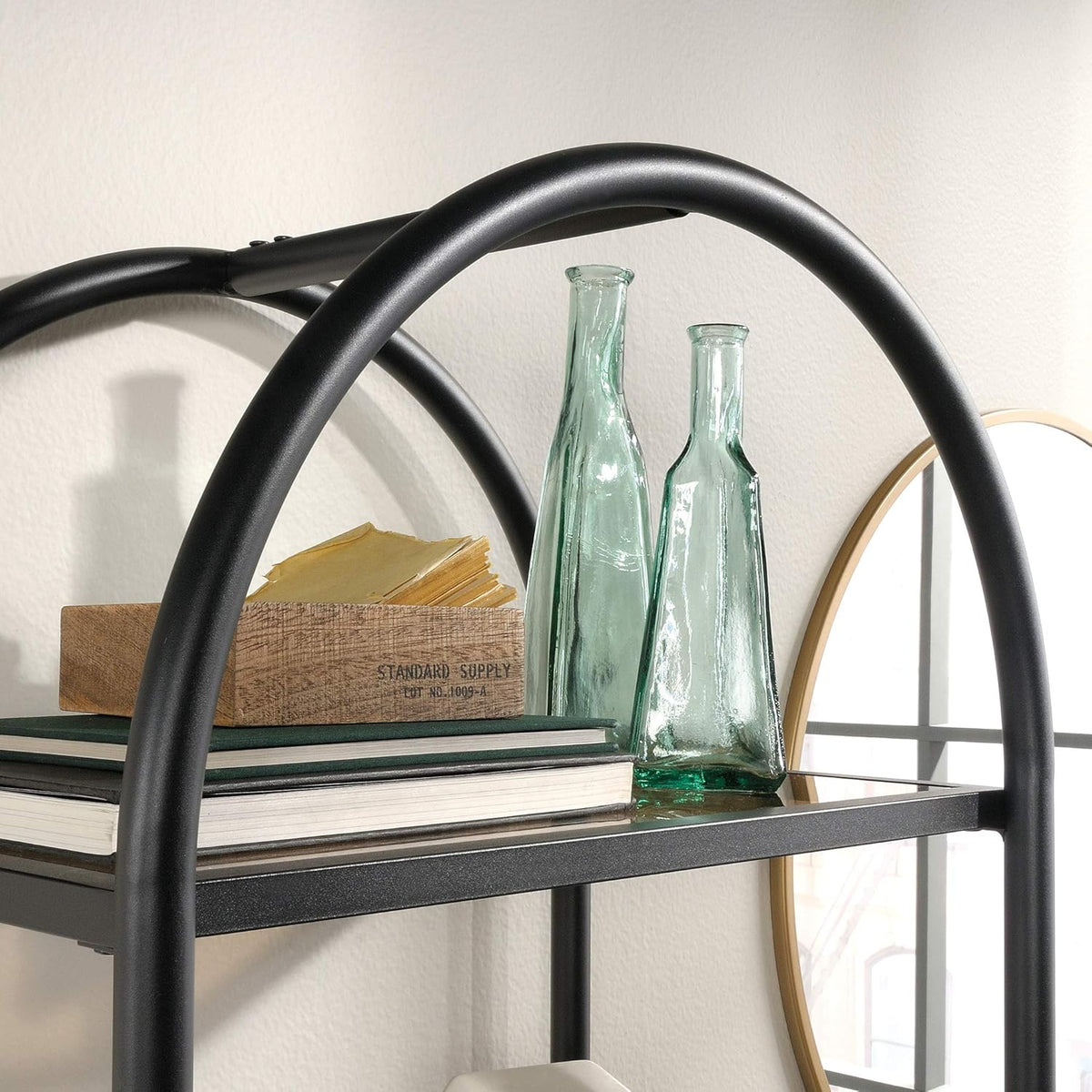 Black Open Shelving A2472