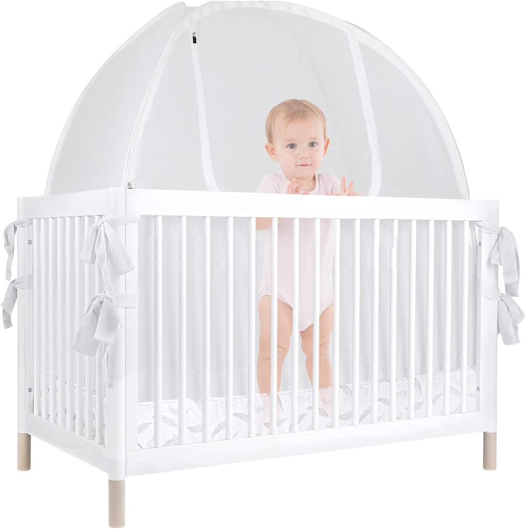 Baby Crib Tent Mosquito Net See Through Mesh Pop-up Canopy S298725