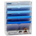 Black 10 Tier Wall Mounted File Organizer V704