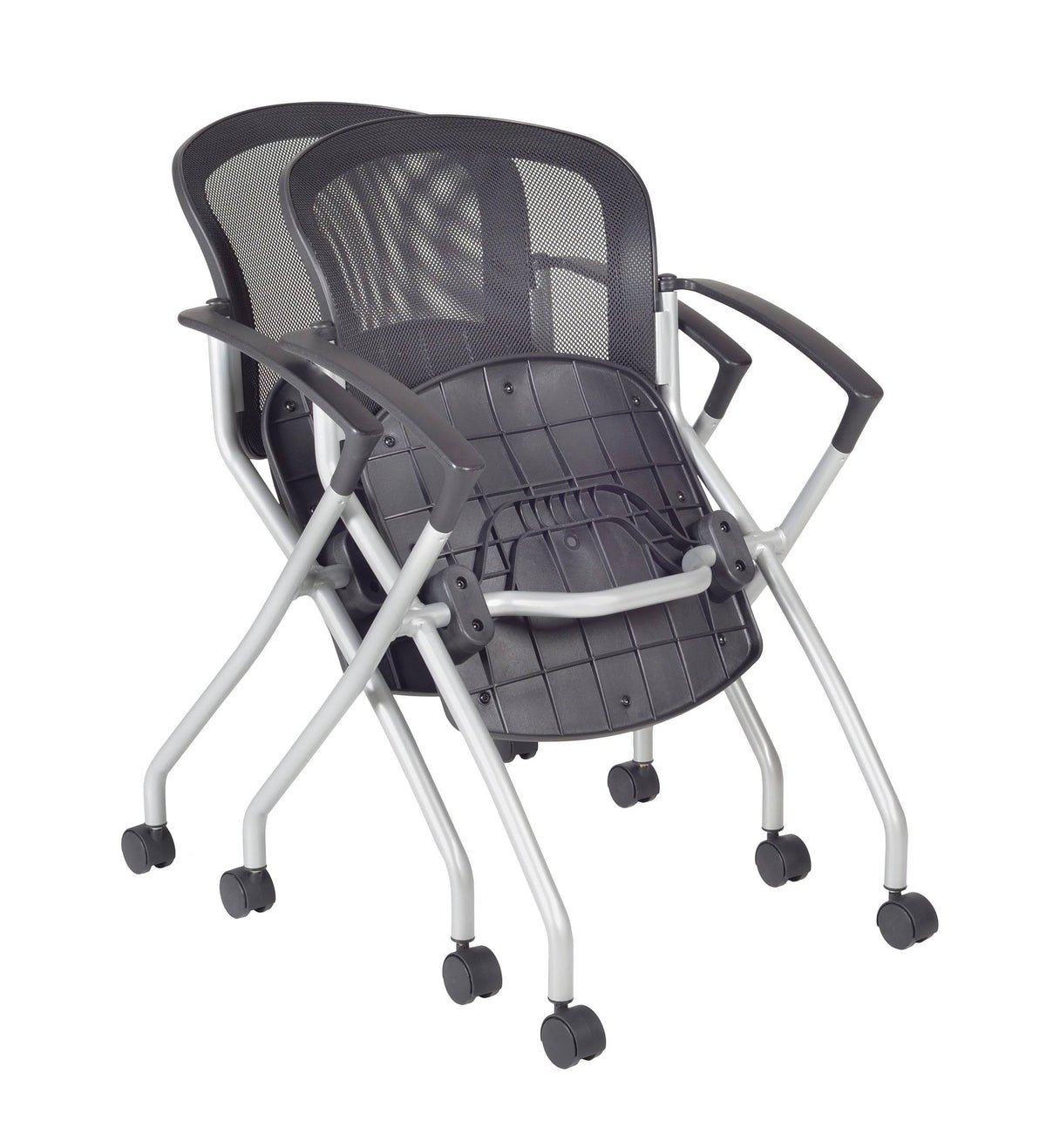 Beige Training Table and 2 Nesting Chairs L142792