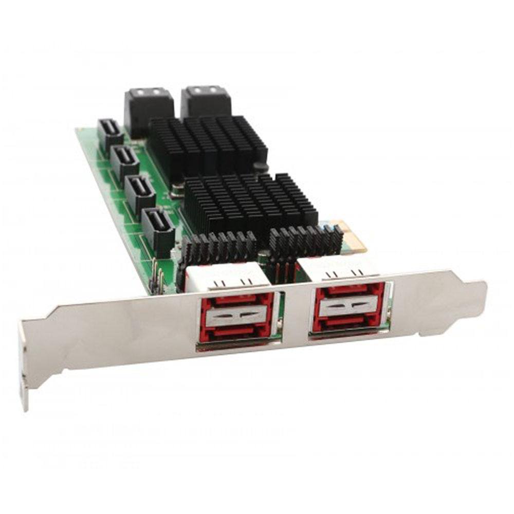 8 Port SATA III and eSATA PCI-E Card K189465