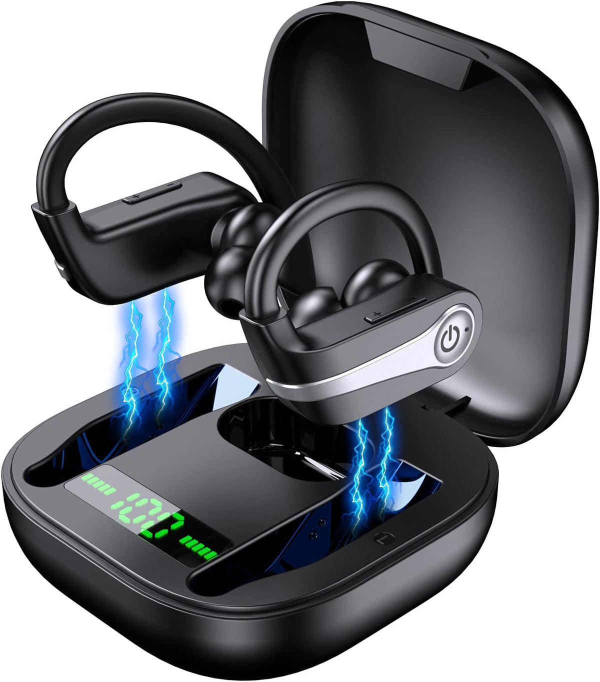 Wireless Earbuds Bluetooth 5.1 Noise Cancelling IP7 Waterproof 40H Playtime Pack of 2 L411951