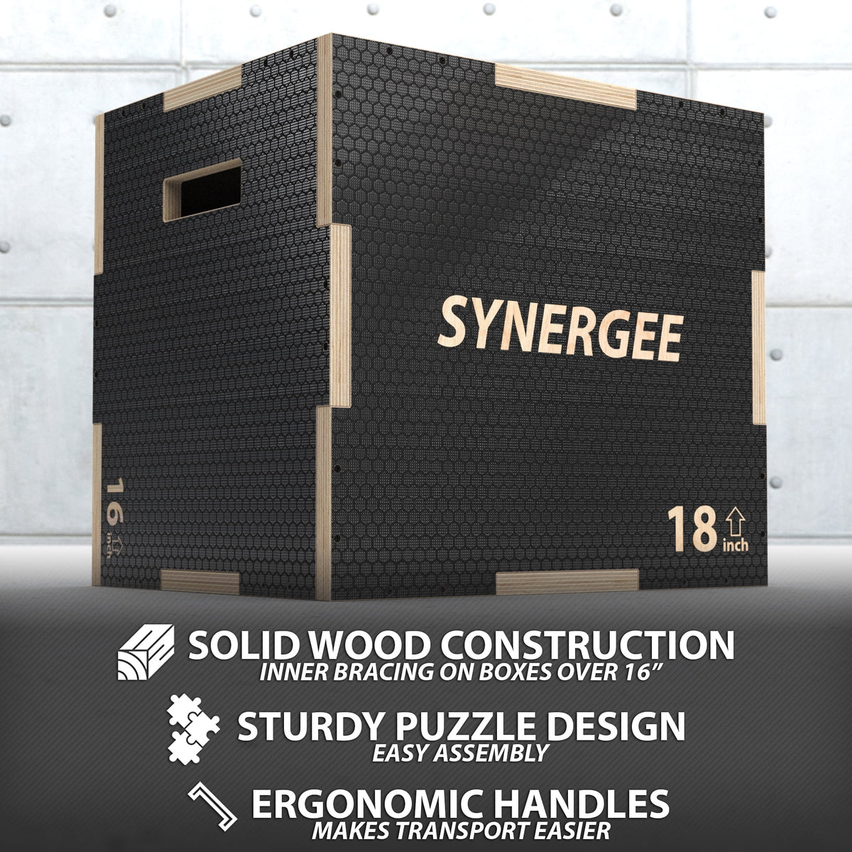 Wood Plyometric Box F616