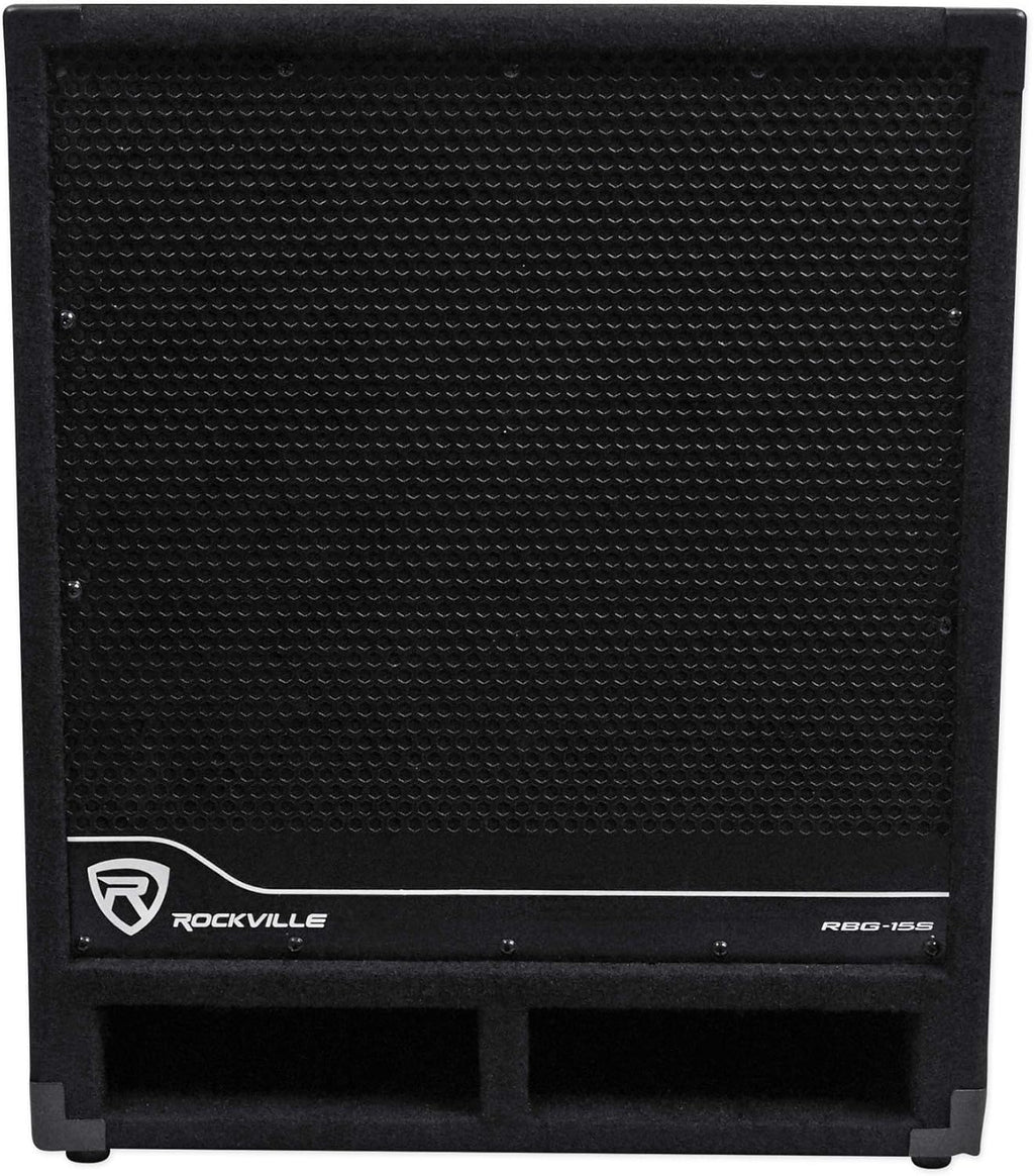 15" 1600w Active Powered PA Subwoofer with Steel Casters V331049