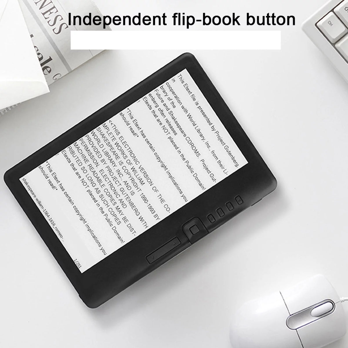 Portable Waterproof E-book Reader Colorful Screen 7inch C3018