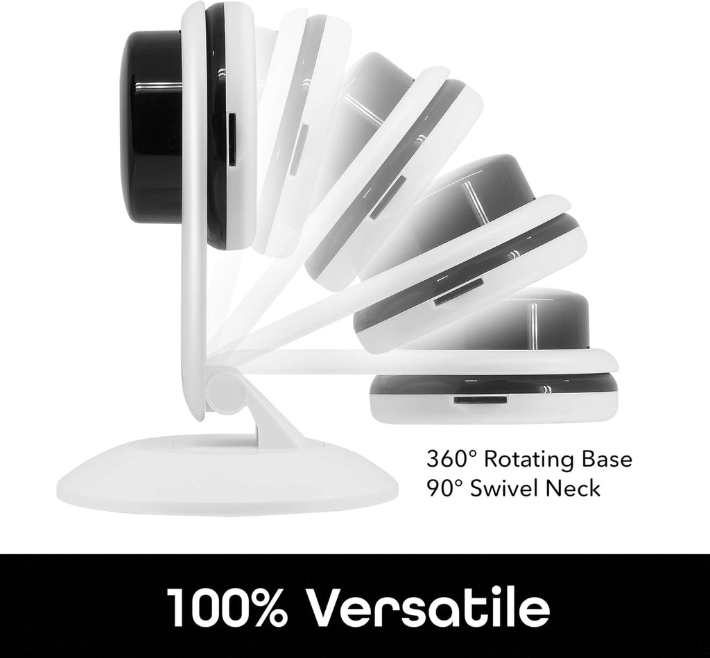 White 1080p Indoor Smart Security Camera 2 Pack X50312