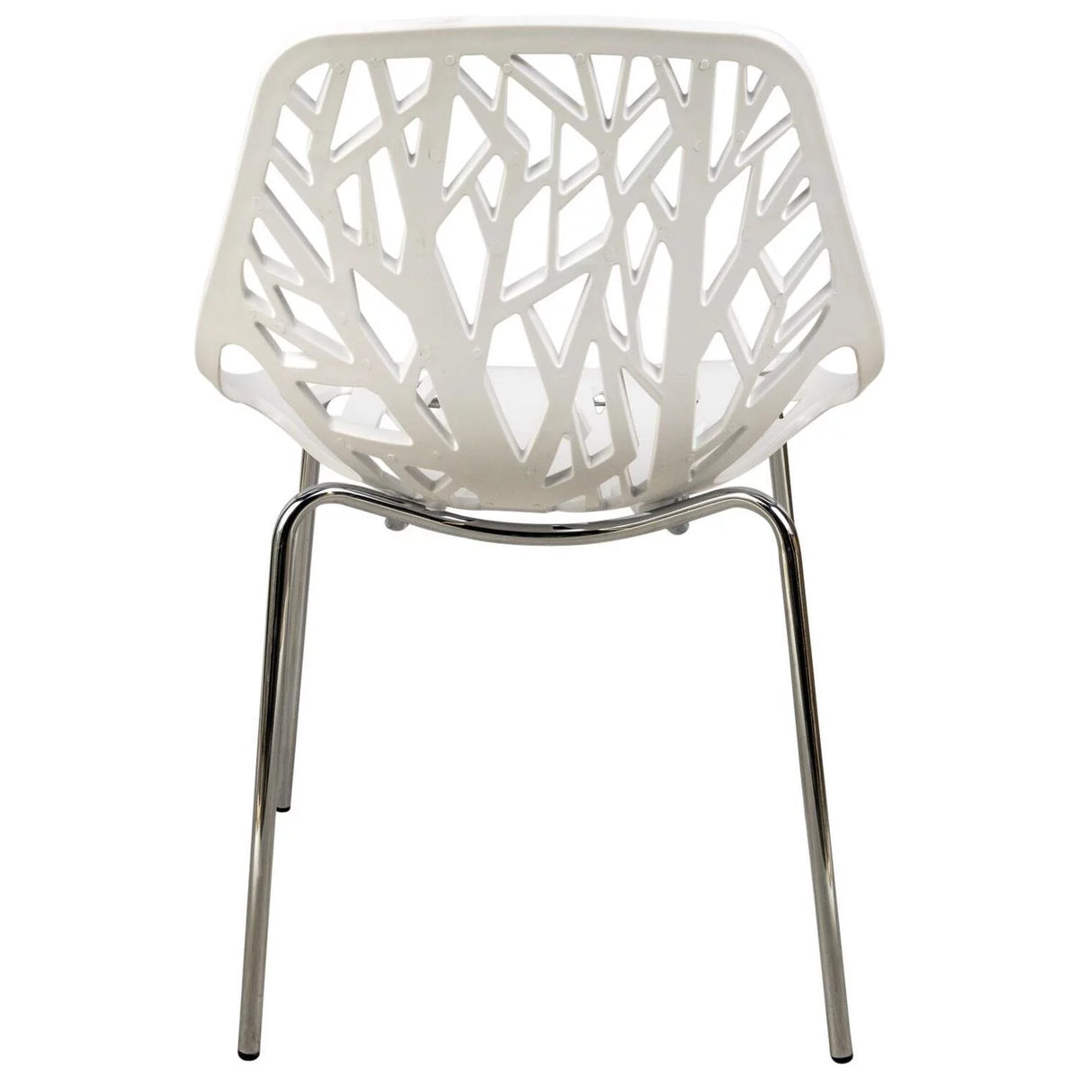 Modern Dining Chair with Chromed Legs H3539