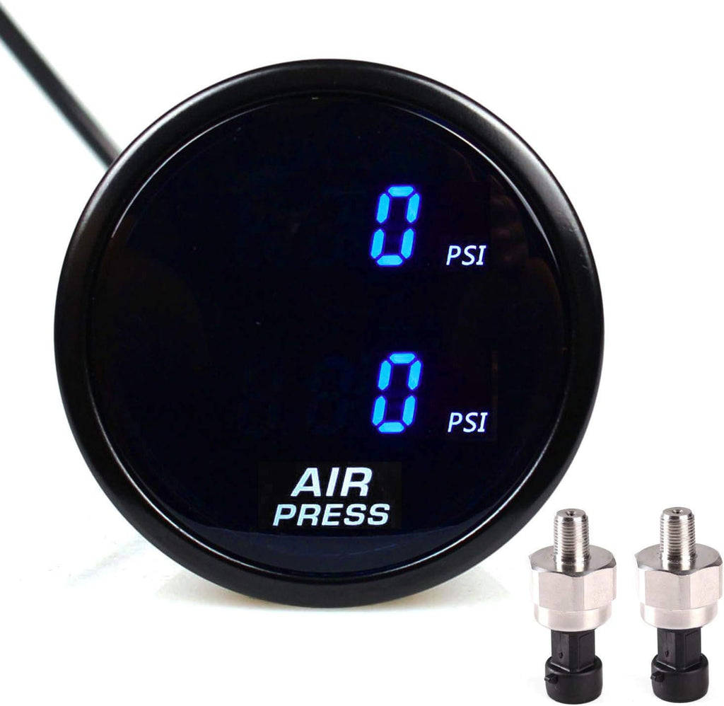 2Inch 290PSI Air Suspension Pressure Gauge with 2 Sensors H286002
