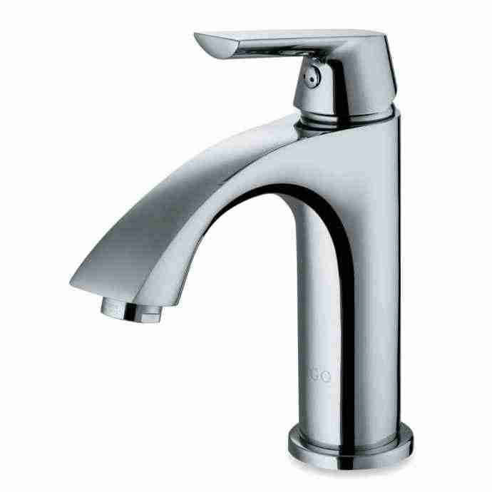 Chrome Single Hole Bathroom Faucet N2073