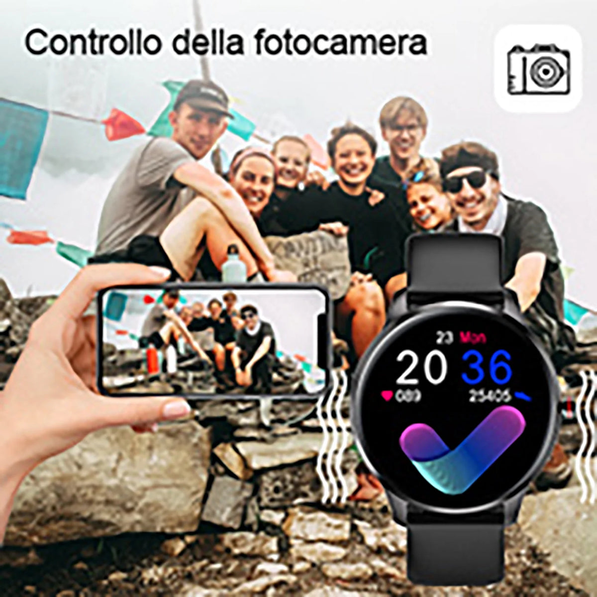 IP68 Waterproof Smart Watch Fitness Tracker B87936