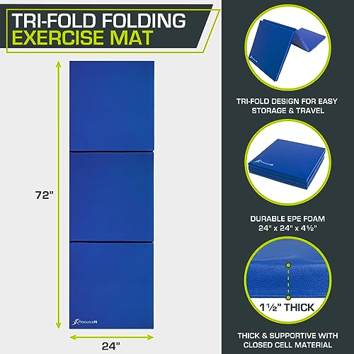 Tri-Fold Folding Exercise Mat E791