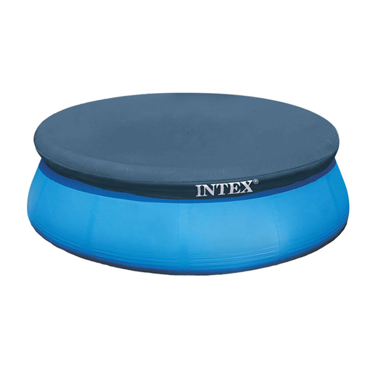 Inflatable Round Swimming Pool with Protective Cover O29456