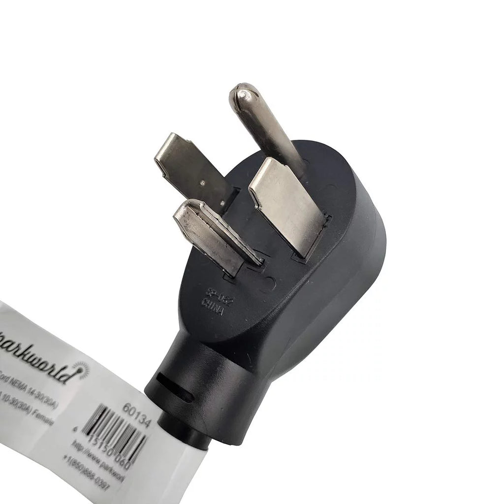Dryer Adapter Cord NEMA 14-30P to 10-30R, 30A, 250V, 1.5FT V25623
