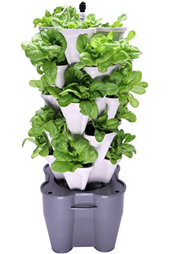 Standard Kit Stone Self Watering Vertical Tower Gardening System J27617