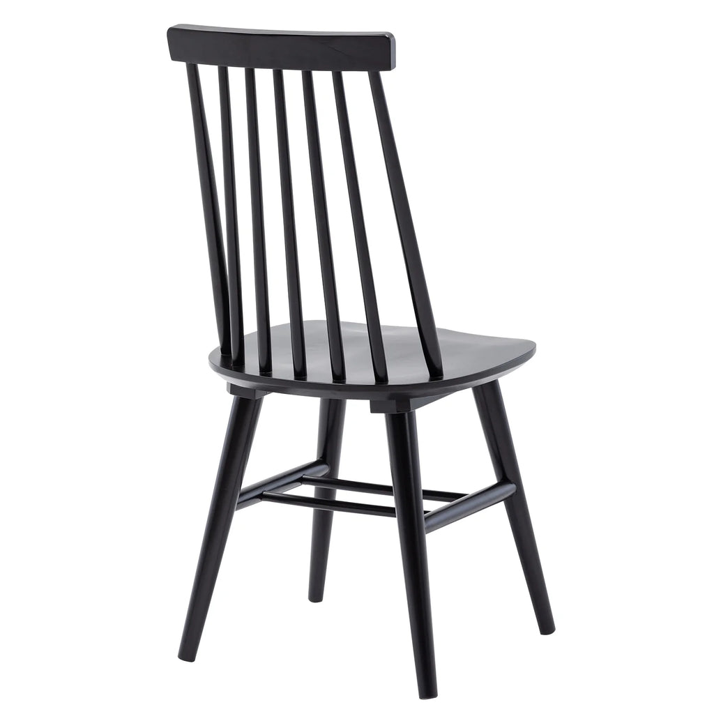 Black Wood Dining Chairs Set of 2 H6195