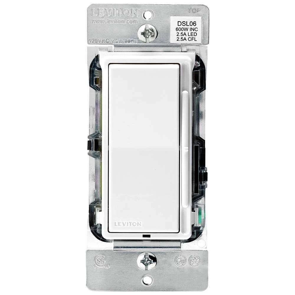 10-Pack White/Light Almond Rocker Slide Dimmer S4309
