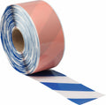 Blue/White Floor Tape, 4 In x 100 Ft Roll R5102