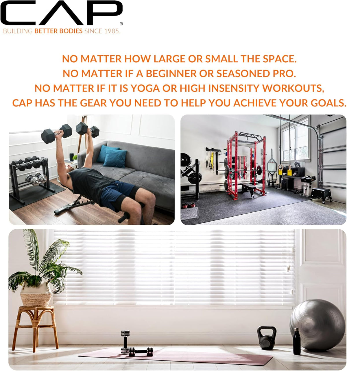 40 lb Cast Iron Hex Dumbbell M185616