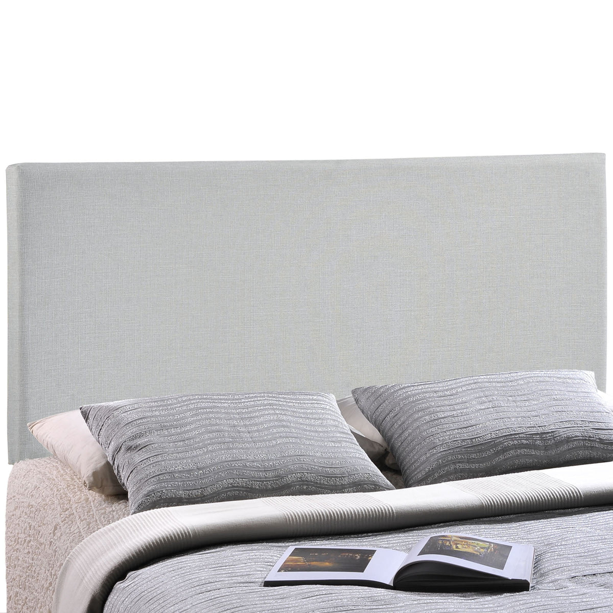 King Upholstered Fabric Headboard S11434