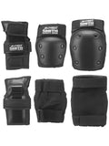 Black X-Large Knee Elbow Wrist Guard Set Pack of 3 N50537