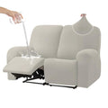 Orange 2 Seat Stretch Soft Recliner Sofa Cover G276