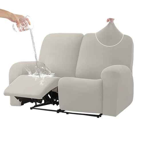 Orange 2 Seat Stretch Soft Recliner Sofa Cover G276