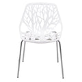 Modern Dining Chair with Chromed Legs H3539