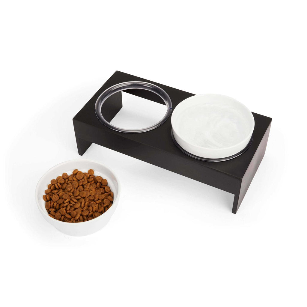 Wood Double Diner for Dogs E149538