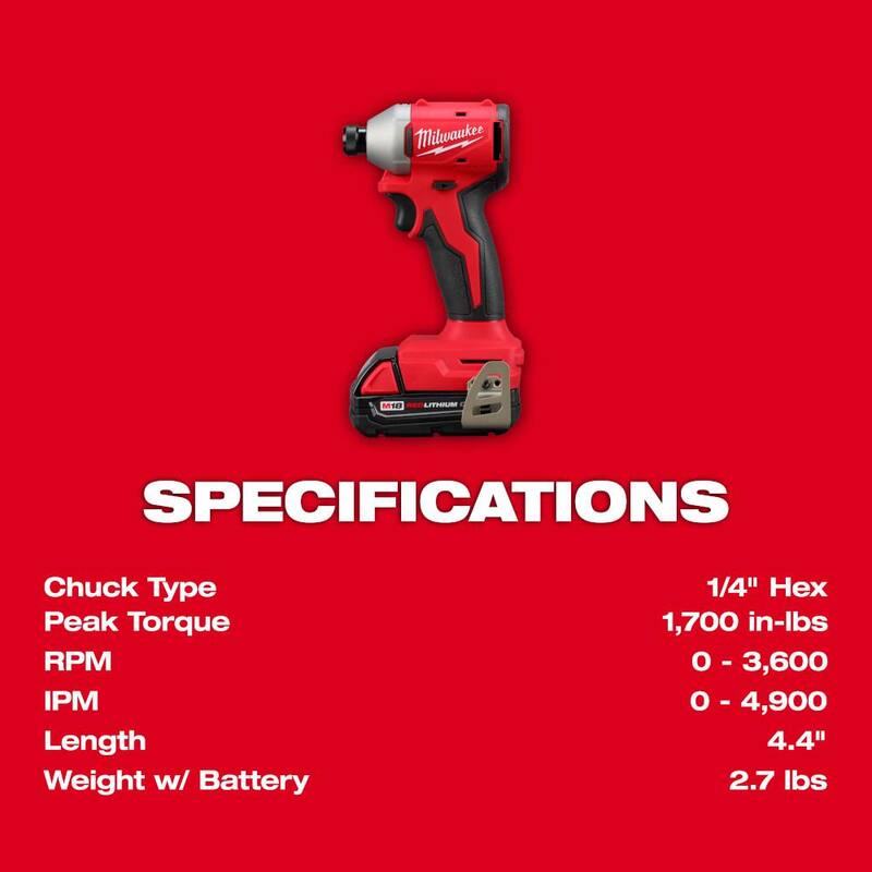 18V Lithium-Ion Brushless Cordless Compact Drill/Impact Combo Kit (2-Tool) with Oscillating Multi-Tool M199045