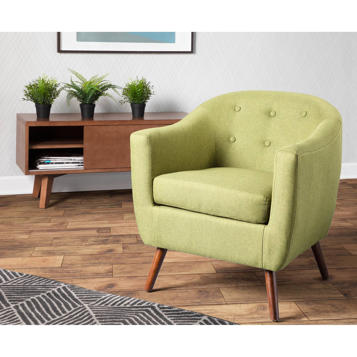 Light Grey Accent Chair N132