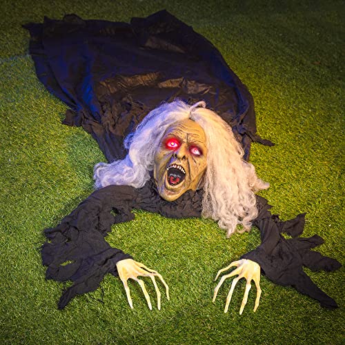 Zombie Halloween Decoration with Sound Effect & Lighted Eyes O935991