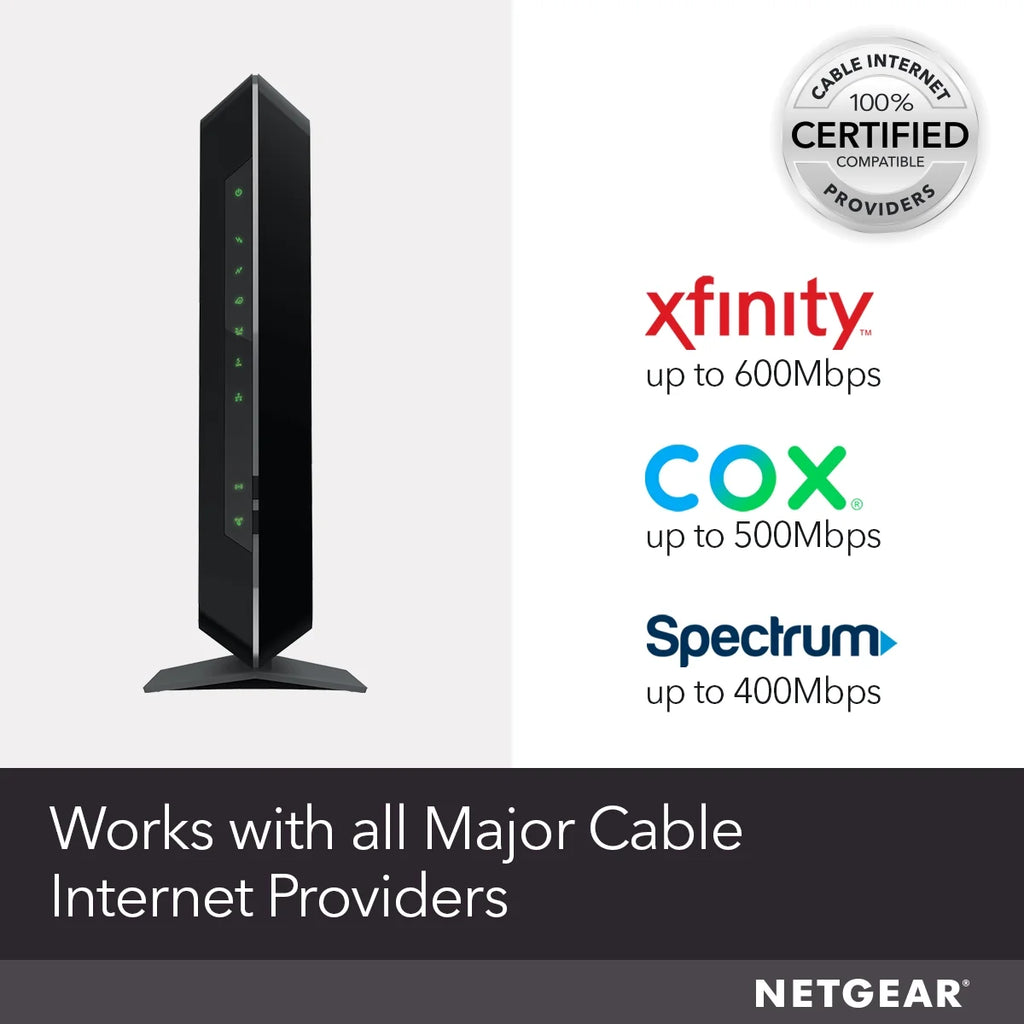 AC1900 DOCSIS 3.0 Cable Modem + WiFi Router S708079