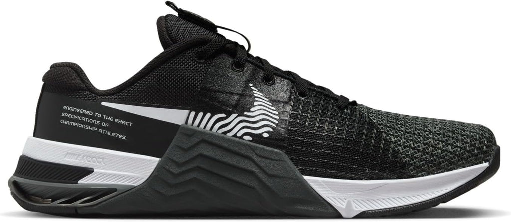 Black Dark Smoke Grey White Men Training Shoe V180
