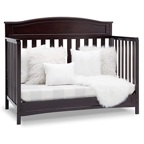 White 4-in-1 Convertible Baby Crib S30268