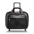 Black Nylon Detachable-Wheeled Laptop Case D9646
