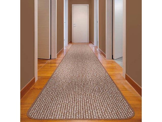 Praline Brown Skid-Resistant Carpet Runner K5194