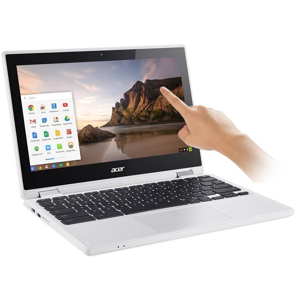 White 11.6" Touch-Screen Chromebook W874