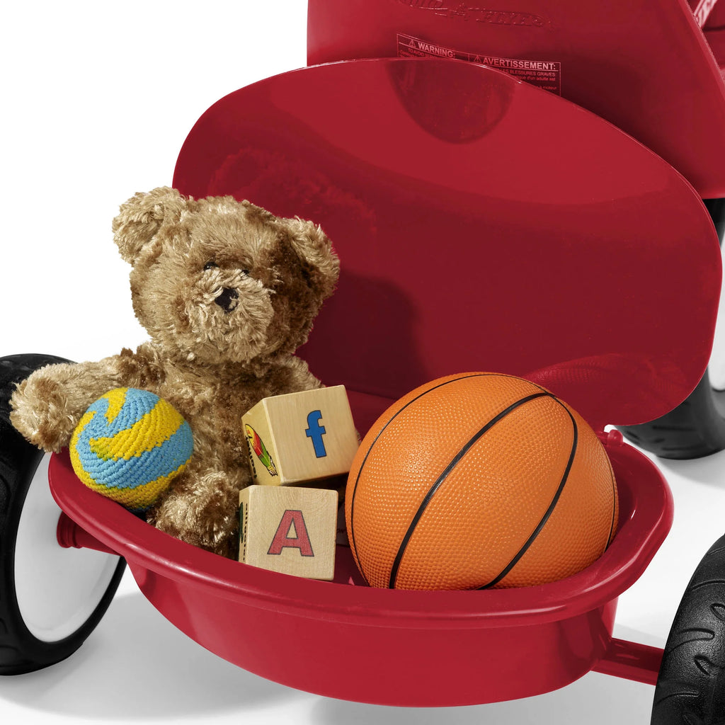 Red Tricycle with Parent Push Handle C8728