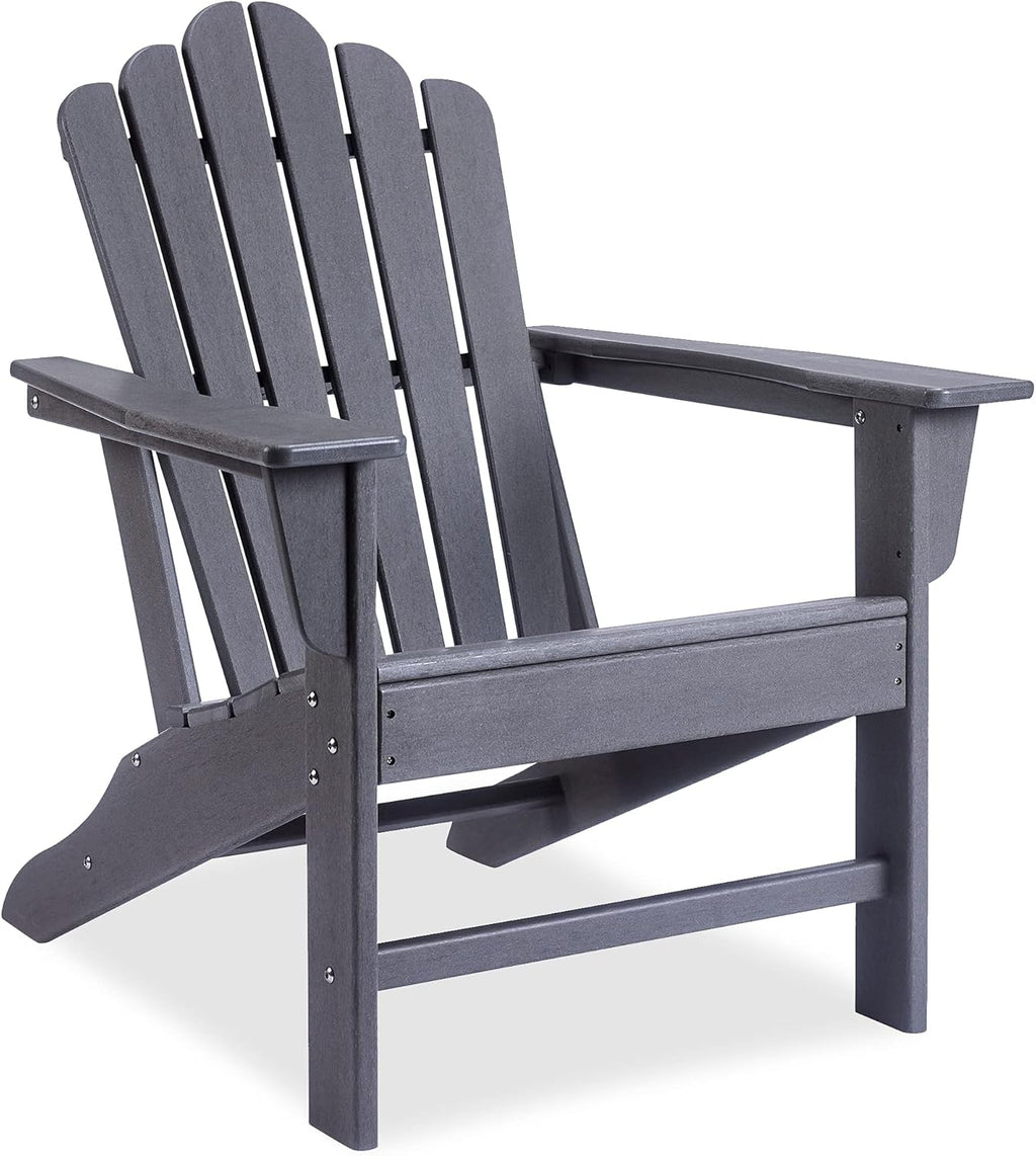 Slate Grey Weather Resistant Adirondack Chair K323