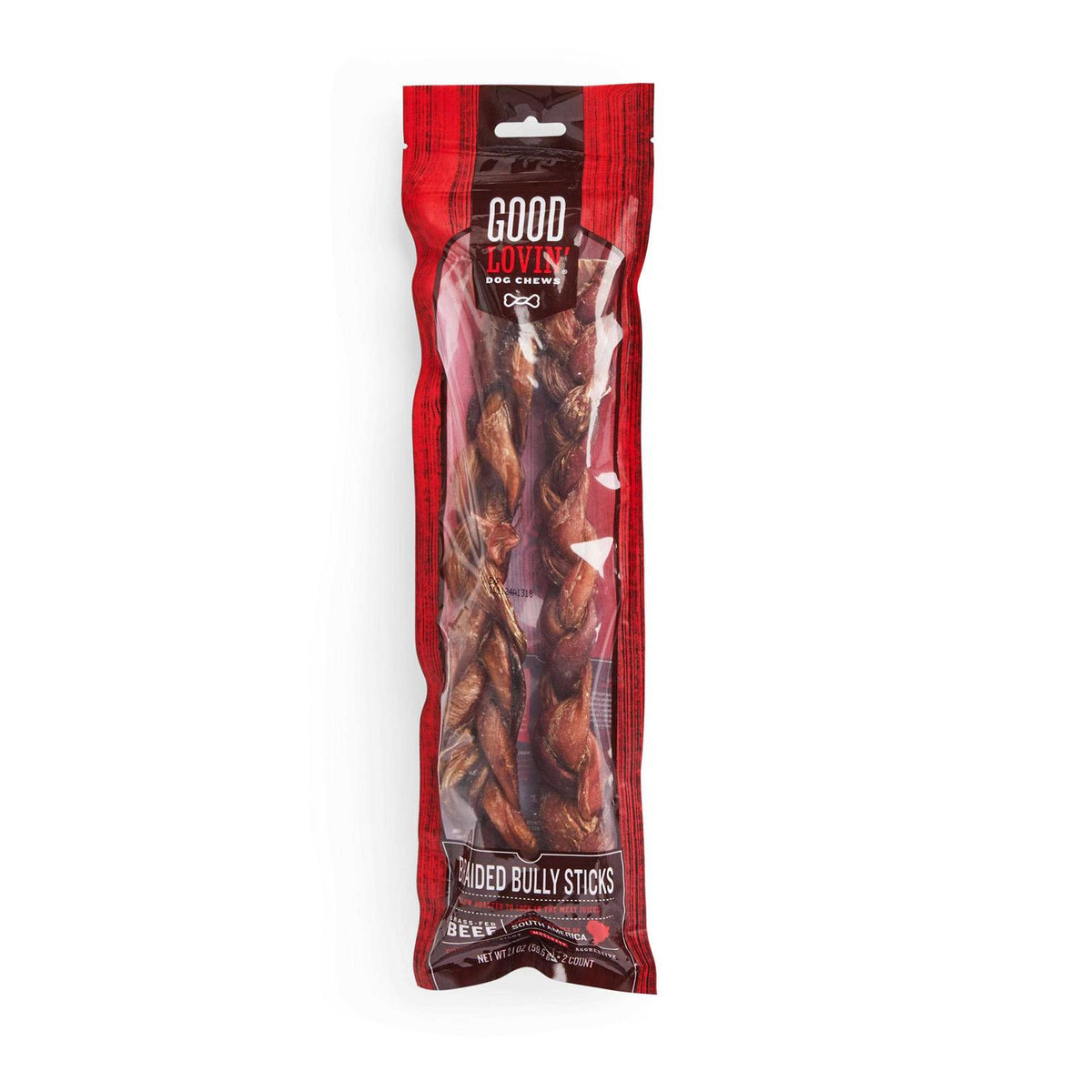 Braided Bully Stick Dog Chew F8126